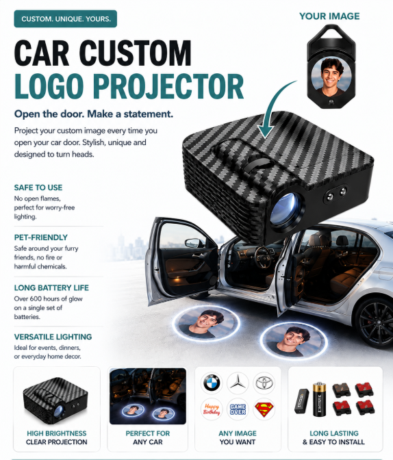 Car Custom Logo Projector